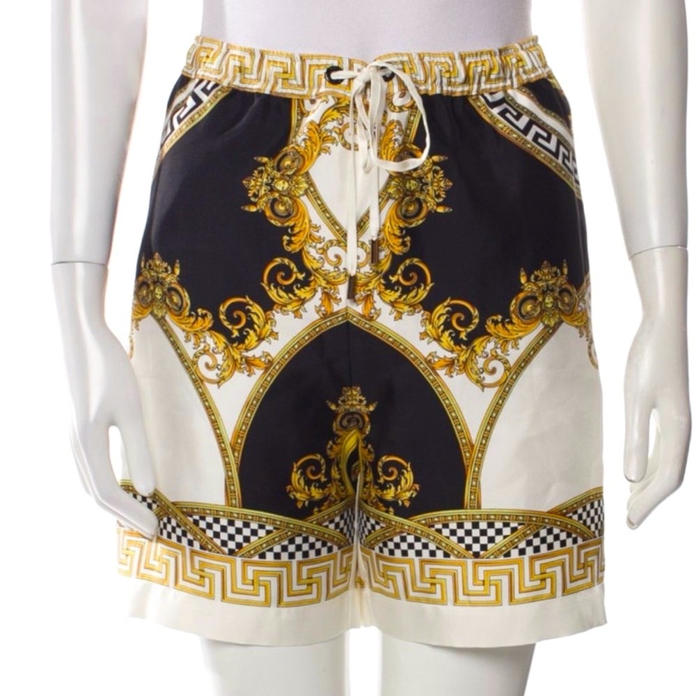 VERSACE coupe de Deaux mini shorts